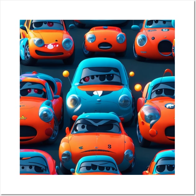 cars pattern Wall Art by AOAOCreation